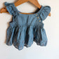 Gap Chambray Eyelet Top / 12-18m