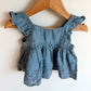 Gap Chambray Eyelet Top / 12-18m