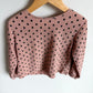 Polka Dot Blush Top / 4-5T