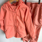Peach Rain Jacket + Pants / 7-8 years (m)