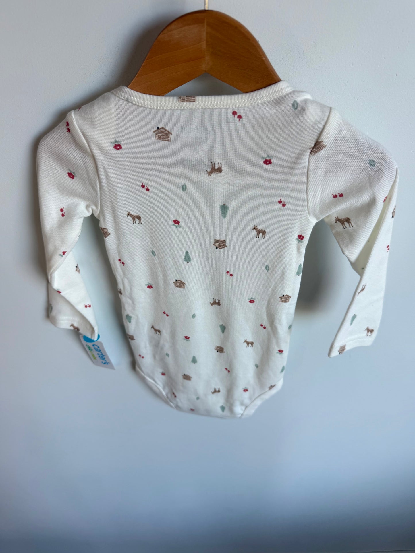 Deer Cabin Bodysuit (With tags) / 18m