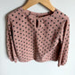 Polka Dot Blush Top / 4-5T