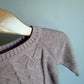 Pink Shimmer Cable Knit Sweater / 24m