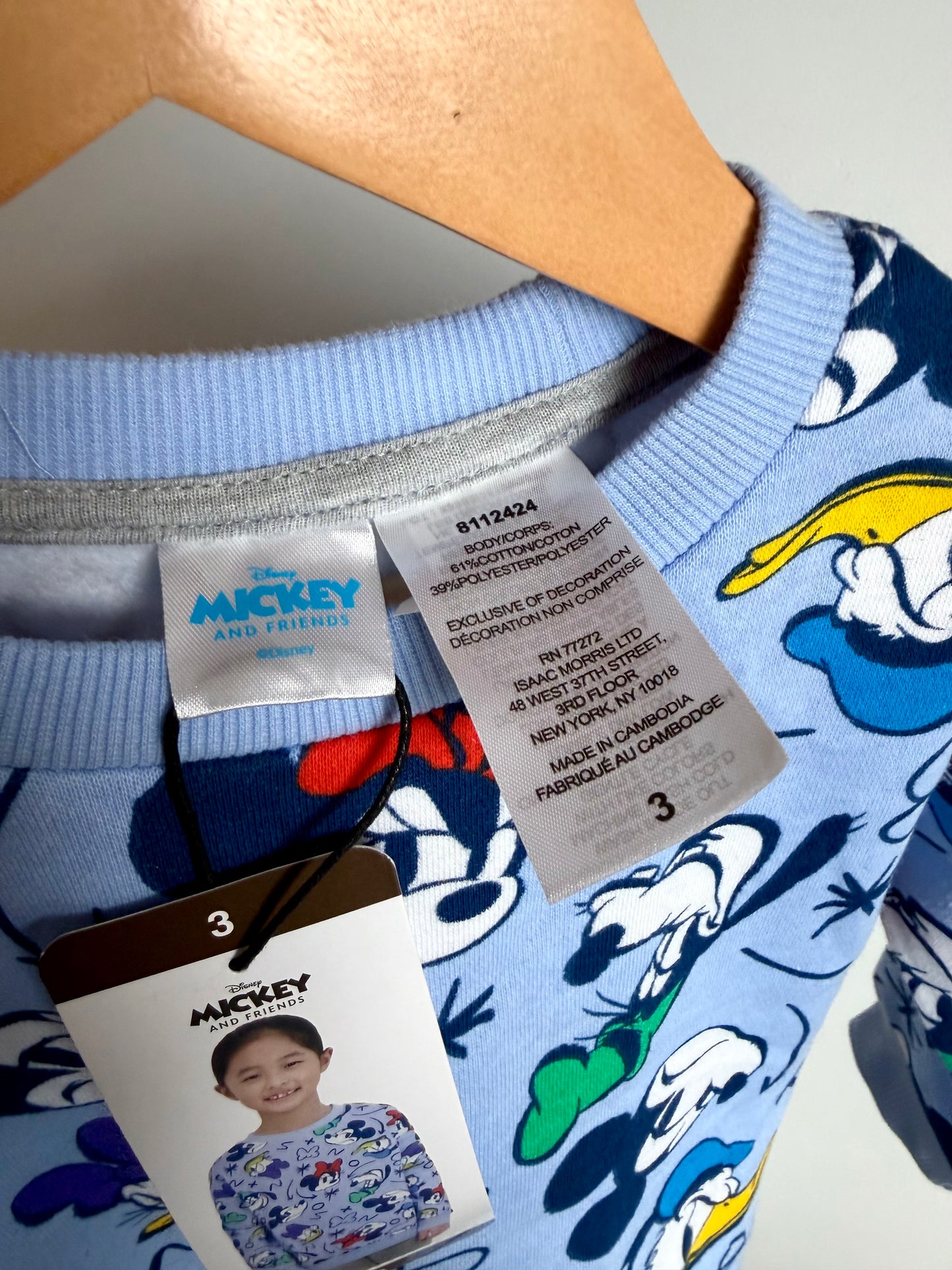 Mickey Mouse Blue Sweater (With tags) / 3T