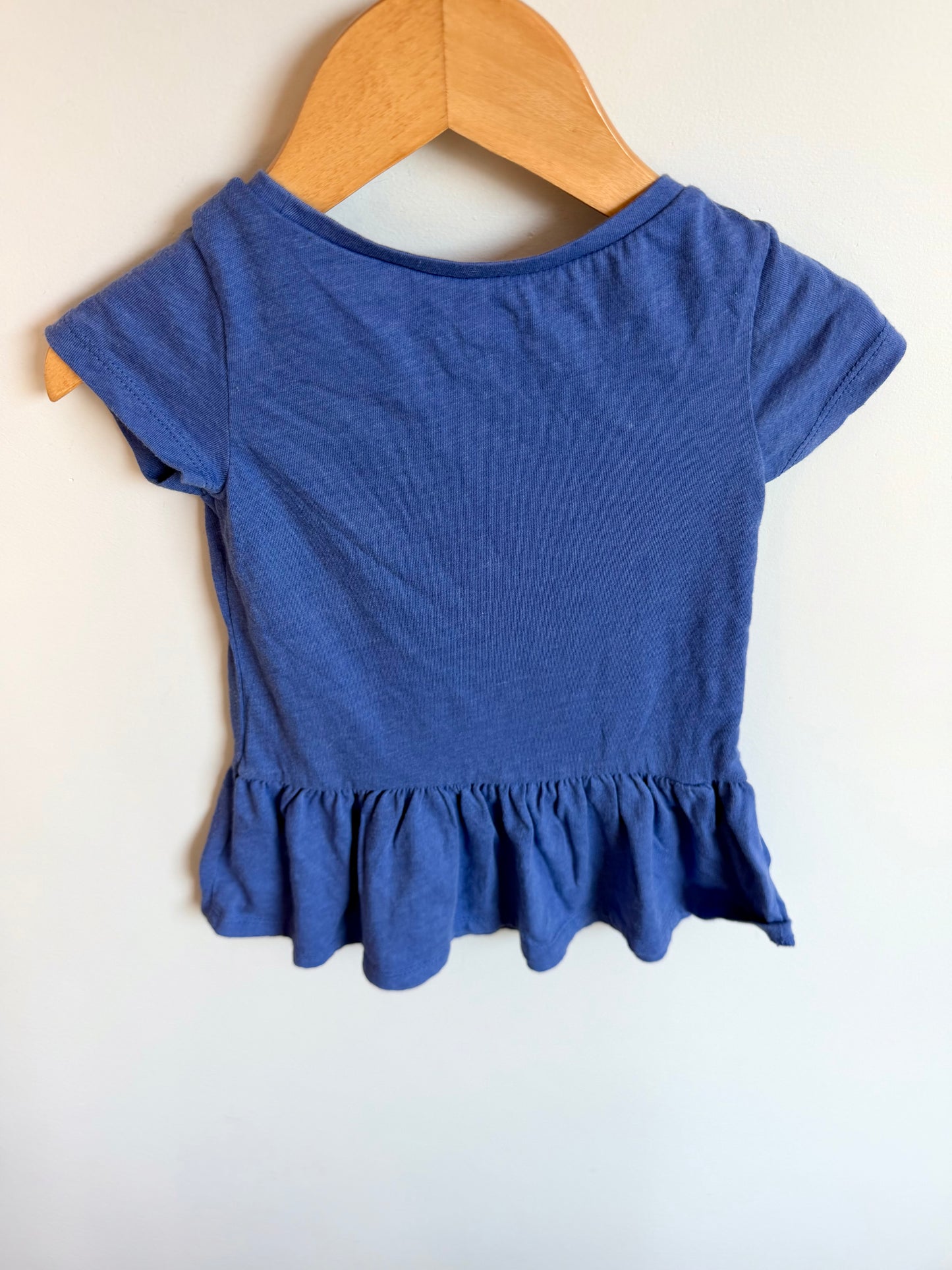Blue T-shirt Dress / 12-18m