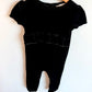 Black Sparkly Velour Jumpsuit / 18-24m