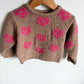 Zara Pink Flowers Sweater / 3T