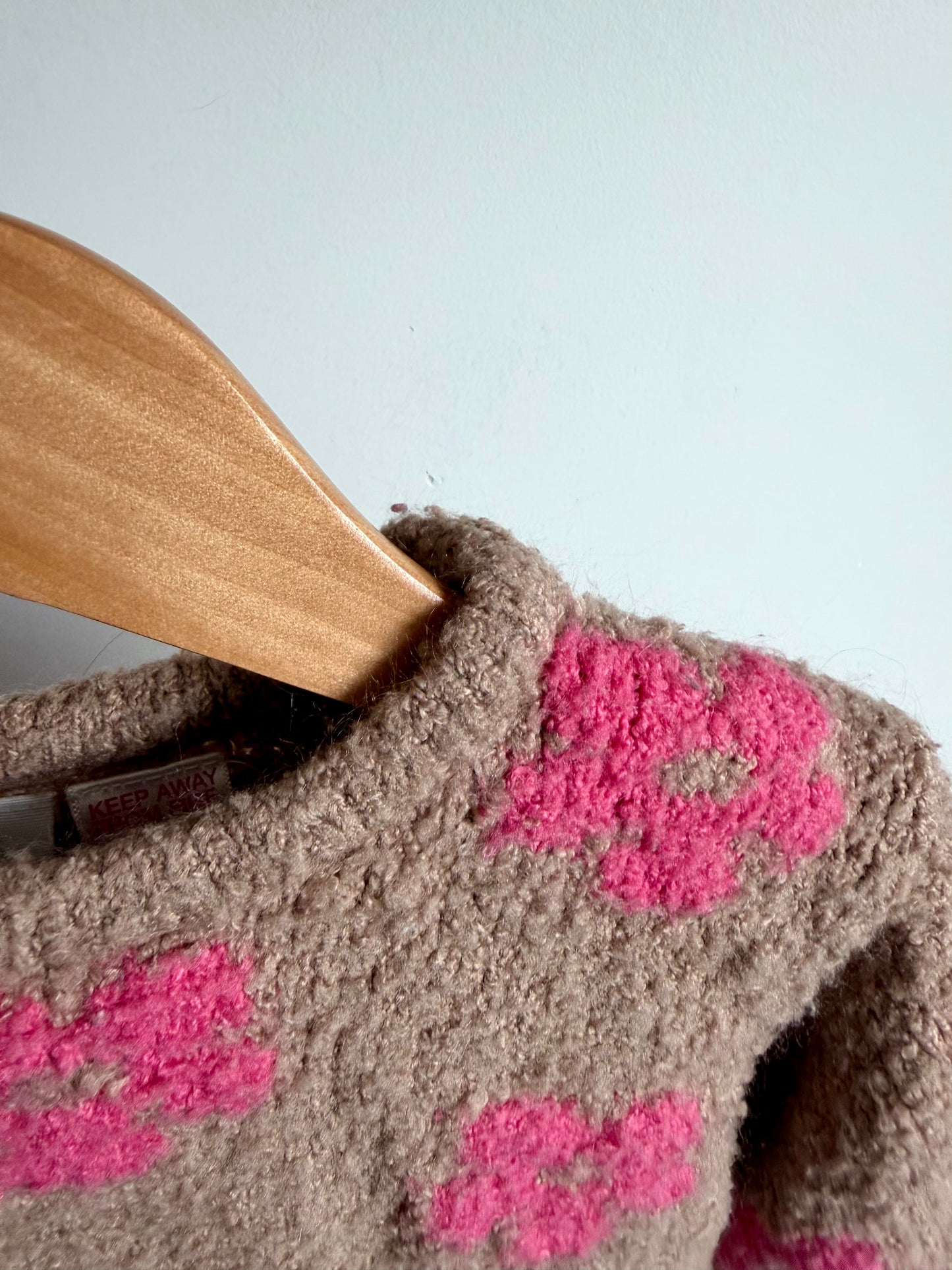 Zara Pink Flowers Sweater / 3T
