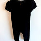 Black Sparkly Velour Jumpsuit / 18-24m