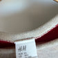 H&M Heart Ruffle Sleeve Sweater / 12-18m