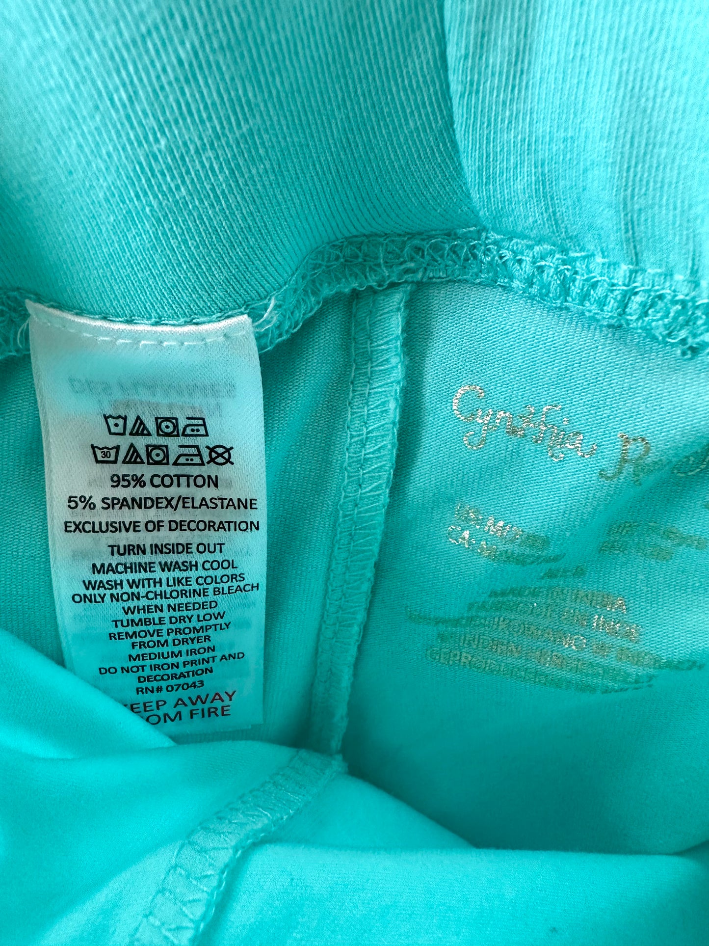 Ice Blue Leggings / 7-8 years (m)