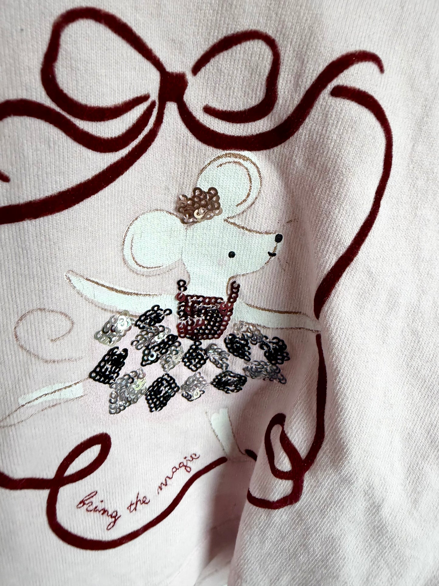 Mouse Ballerina Cropped Top / 3T