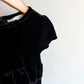 Black Sparkly Velour Jumpsuit / 18-24m