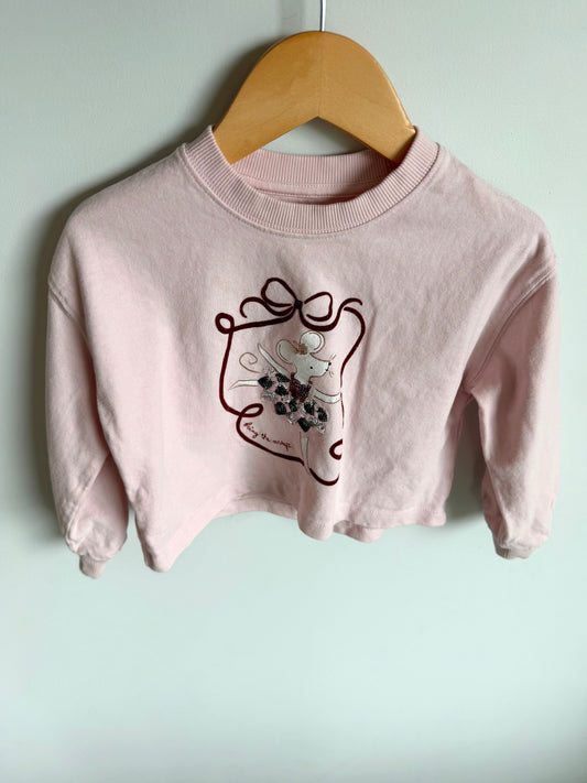 M&S Mouse Ballerina Top / 2-3T
