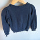 Navy Bow Sparkle Sweater / 2-3T