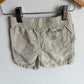 Grey Striped Shorts / 3-6m