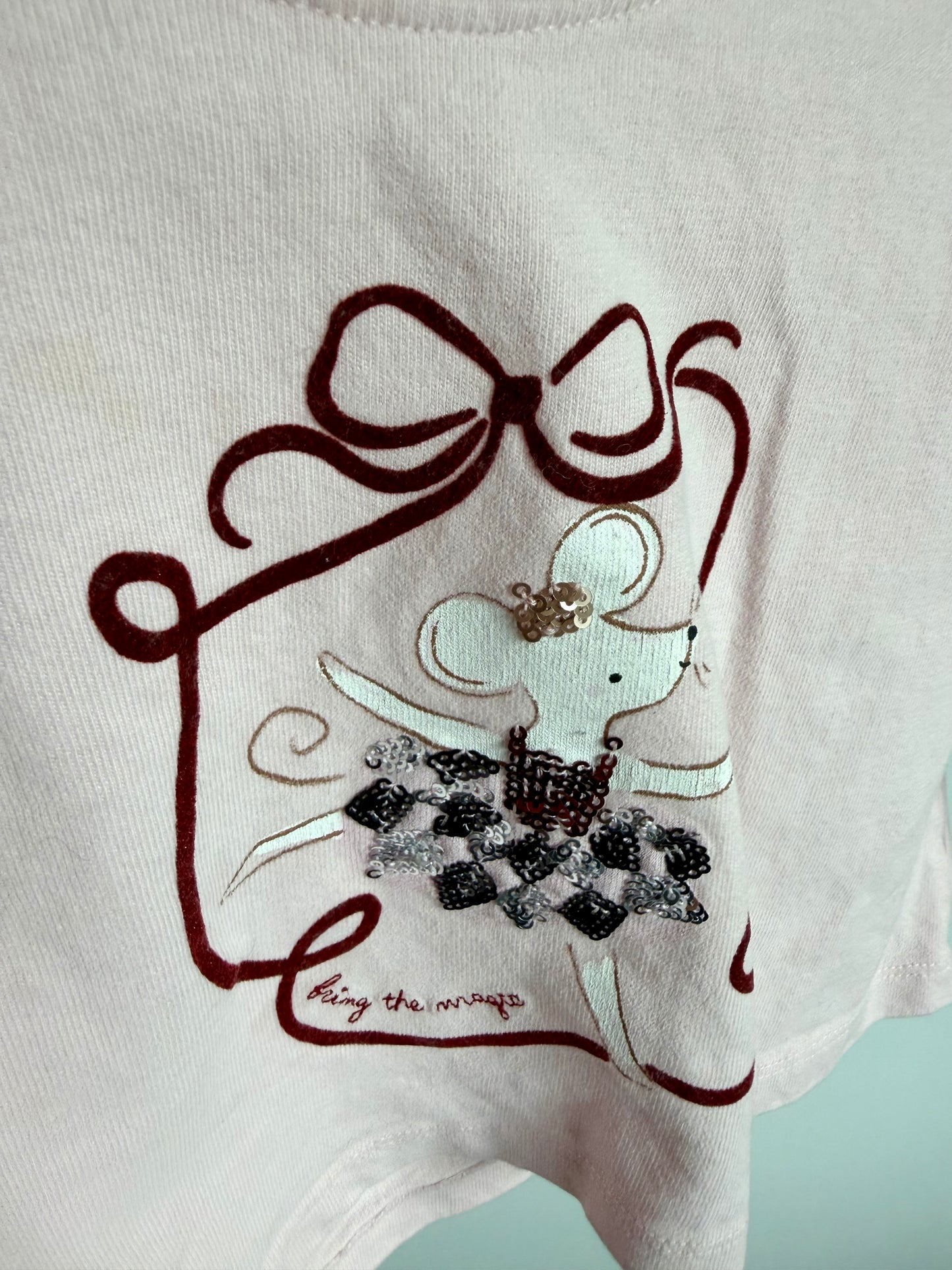 M&S Mouse Ballerina Top / 2-3T