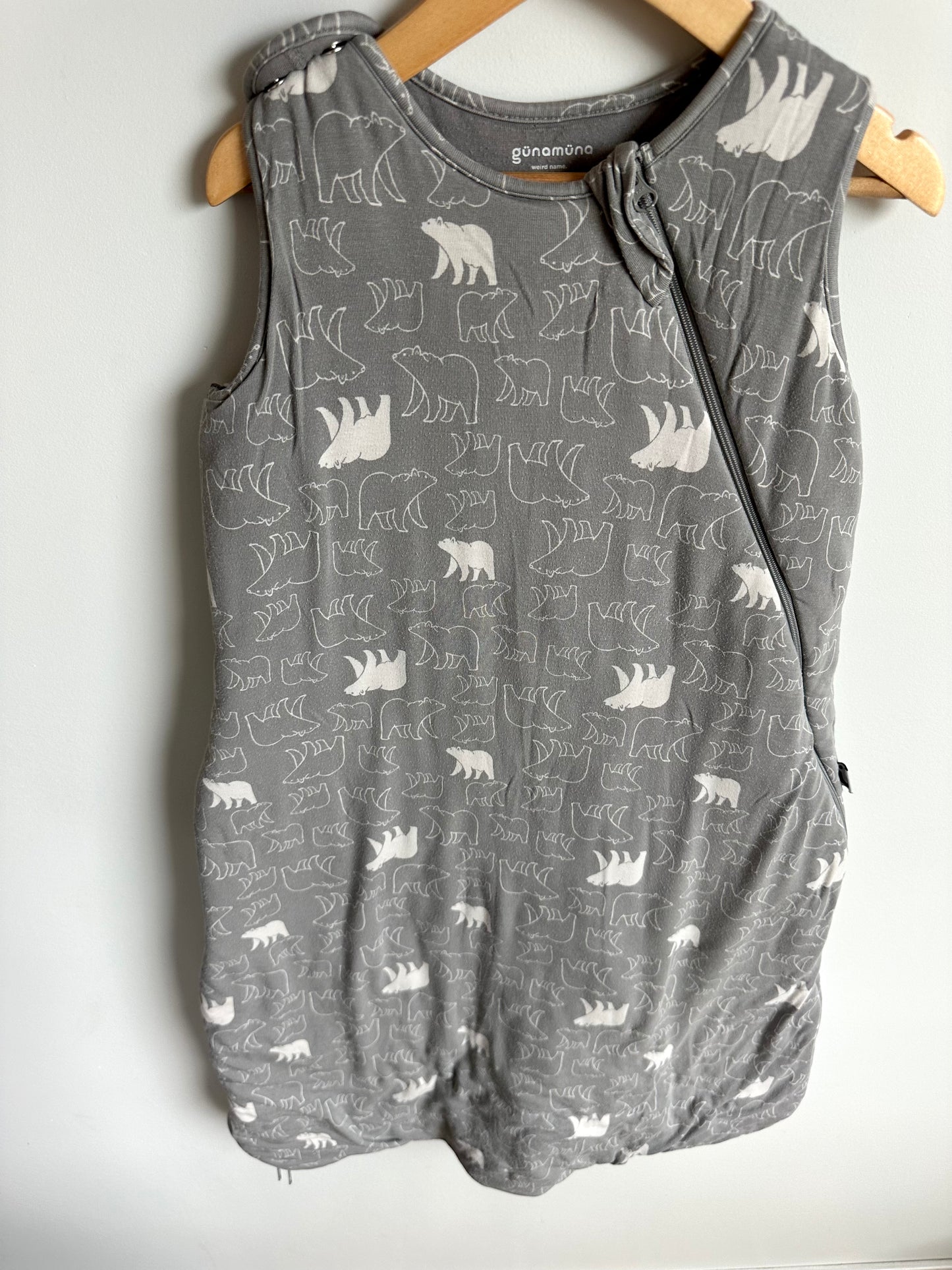 Grey Polar Bear Bamboo Sleep Sack 2.6 Tog / 18-24m