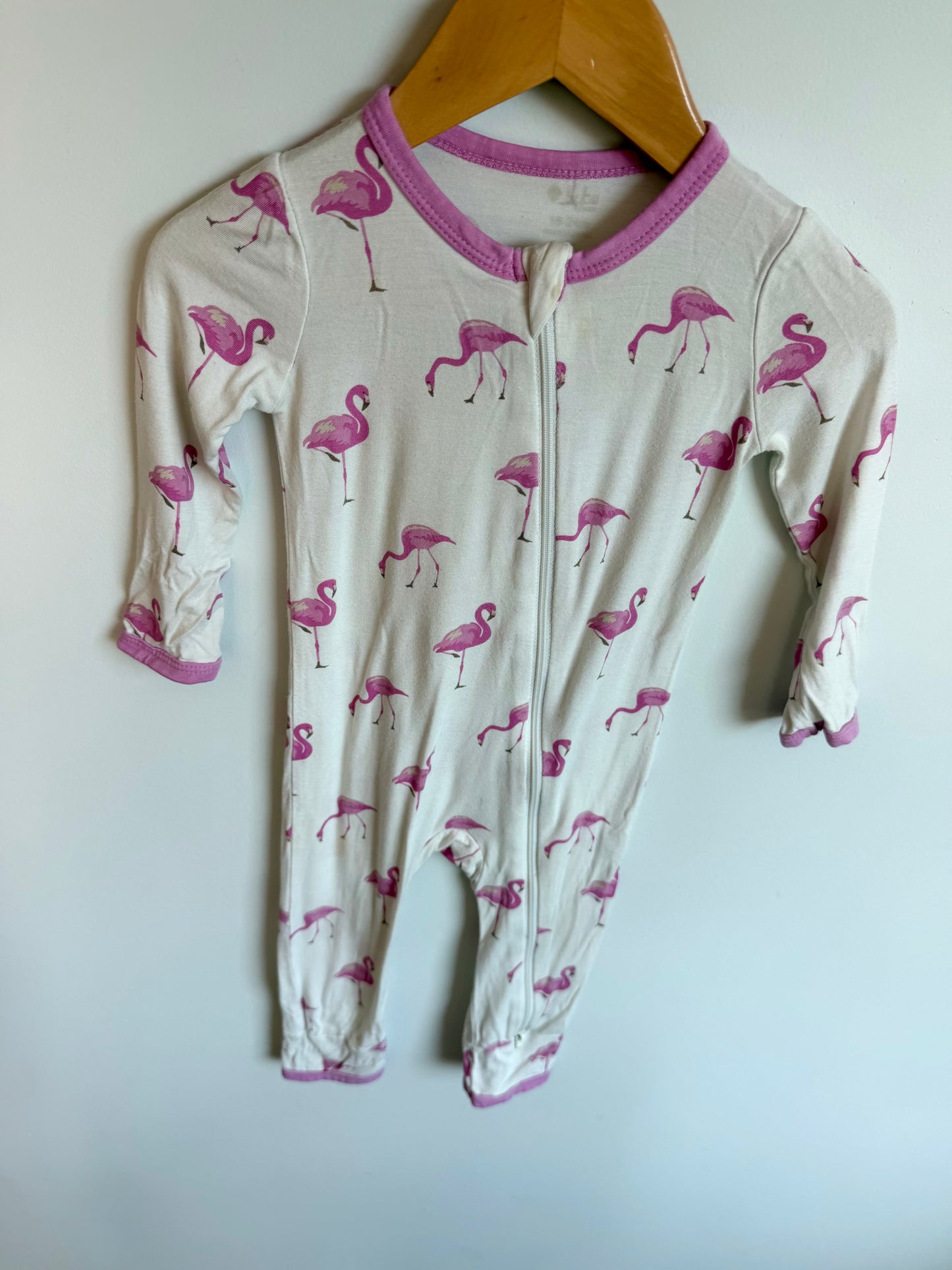 Kyte Bamboo Pink Flamingo Sleeper (PLAY)/ 18-24m