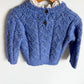 M&S Lace Collar Periwinkle Sweater / 3T