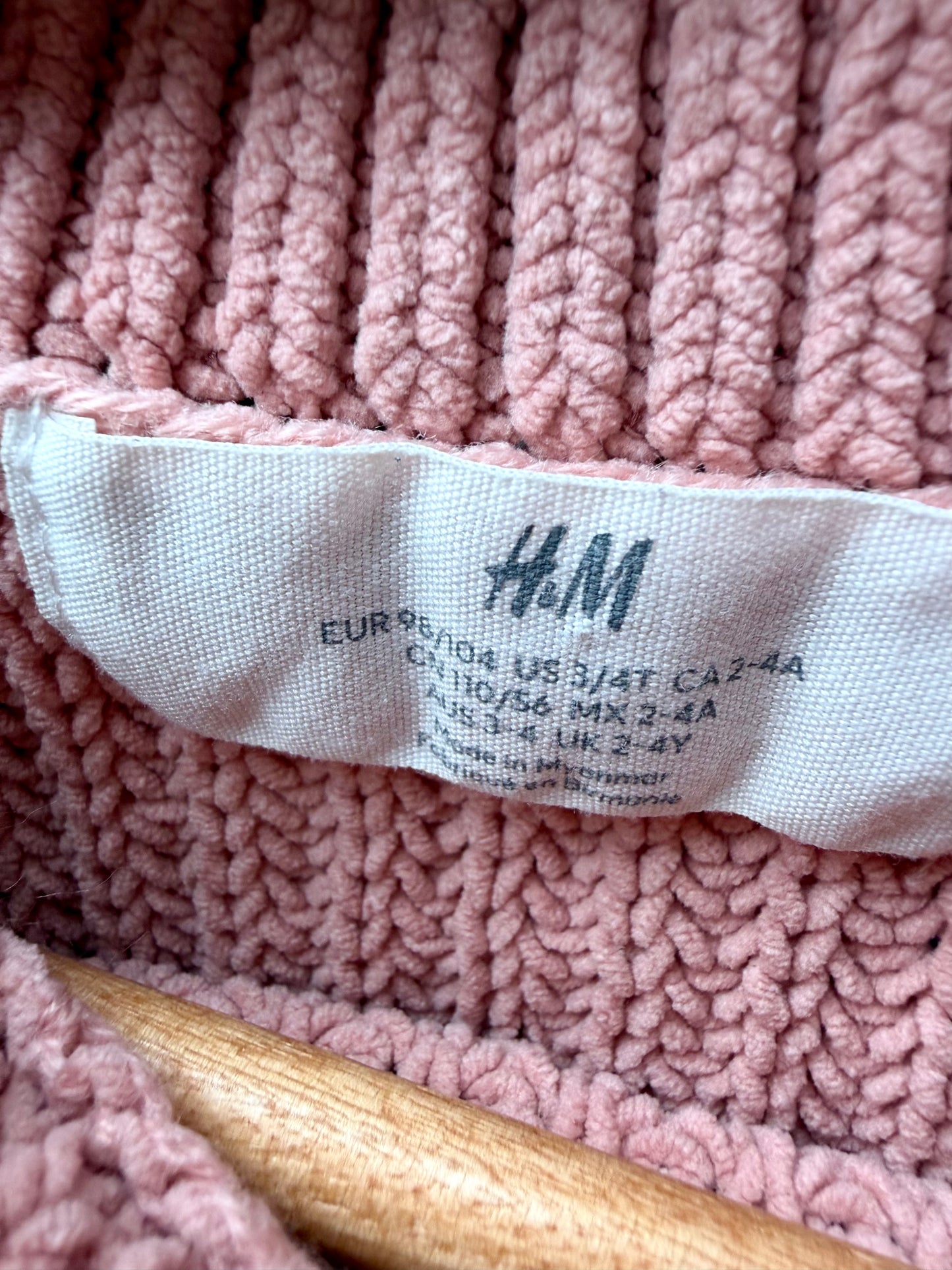 H&M Pink Knit Sweater / 3T