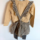 Dirkje Top, Gingham Dress + Pants Set (With Tags) / 18-24m