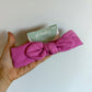 PL Pink Knotted Headband / 18m