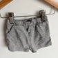 Grey Short with Elastic Waistband / 3-6m