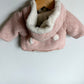Pink Hood Fleece Sweater / 0-3m