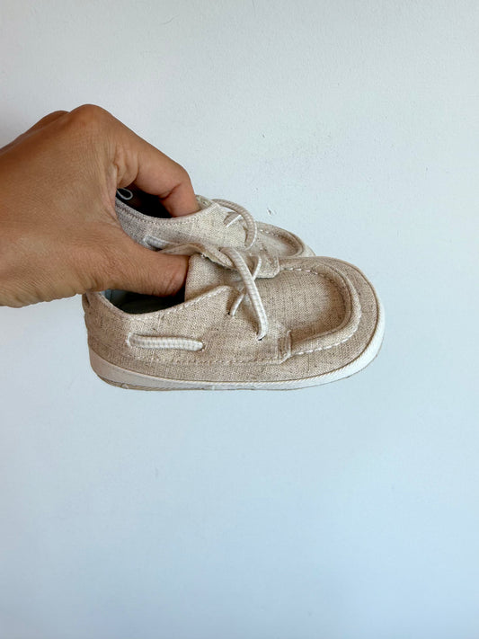 Tan Soft Sole Loafer Shoes / 9-12m