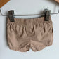 Tan Elastic Waist Shorts / 3m