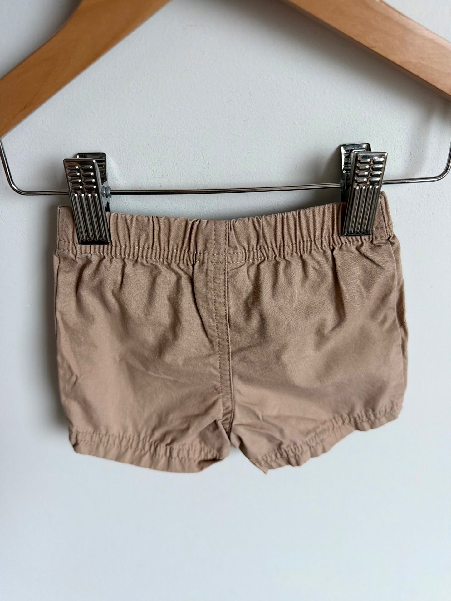 Tan Elastic Waist Shorts / 3m