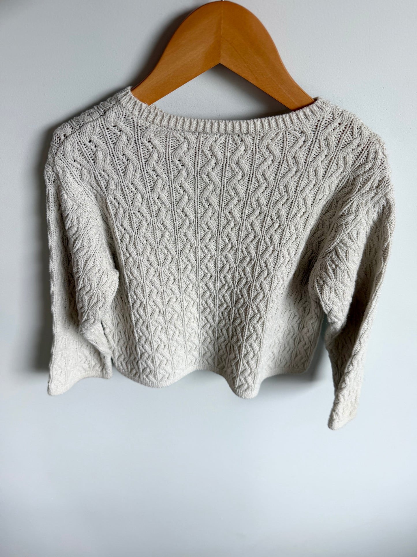 Sunflower Cable Knit Sweater / 3-4T