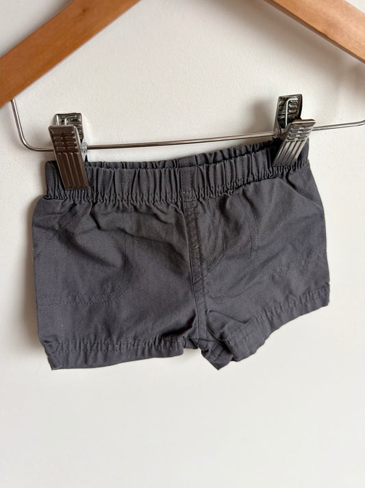 Grey Elastic Waist Shorts / 3m