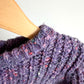 Purple Speckled Sweater / 5-6 years