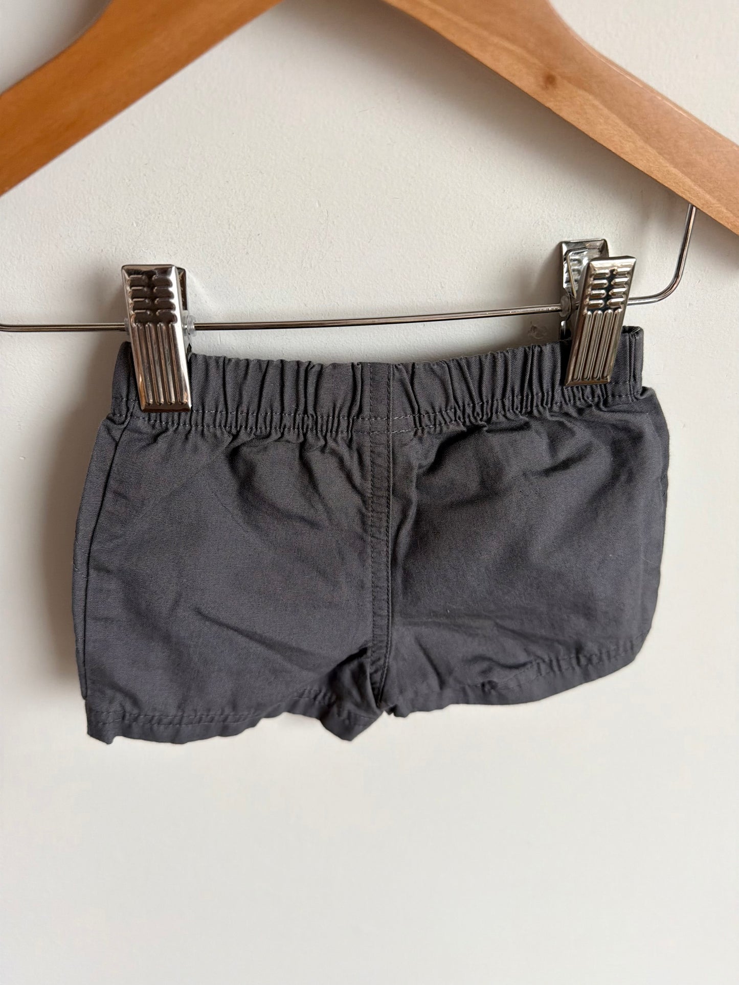 Grey Elastic Waist Shorts / 3m