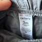 Grey Elastic Waist Shorts / 3m