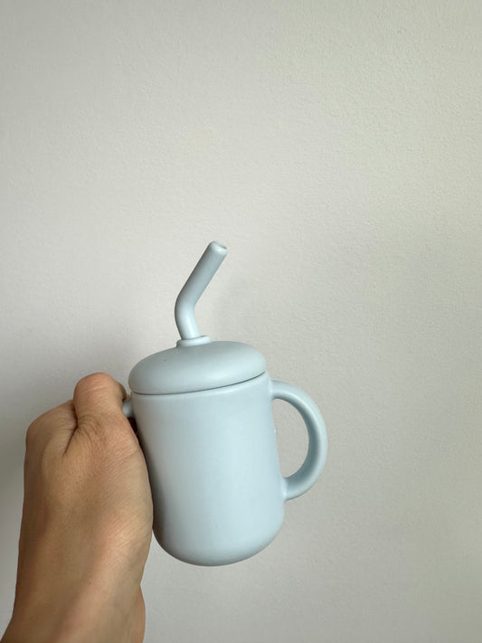 Food Grade Blue Cup With Lid