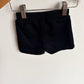 Black Elastic Waist Shorts with Drawstring / 0-3m