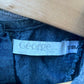 Chambray Navy Lace Jumpsuit / 12-18m