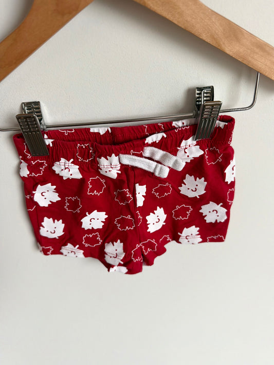 Maple Leaf Shorts / 0-3m