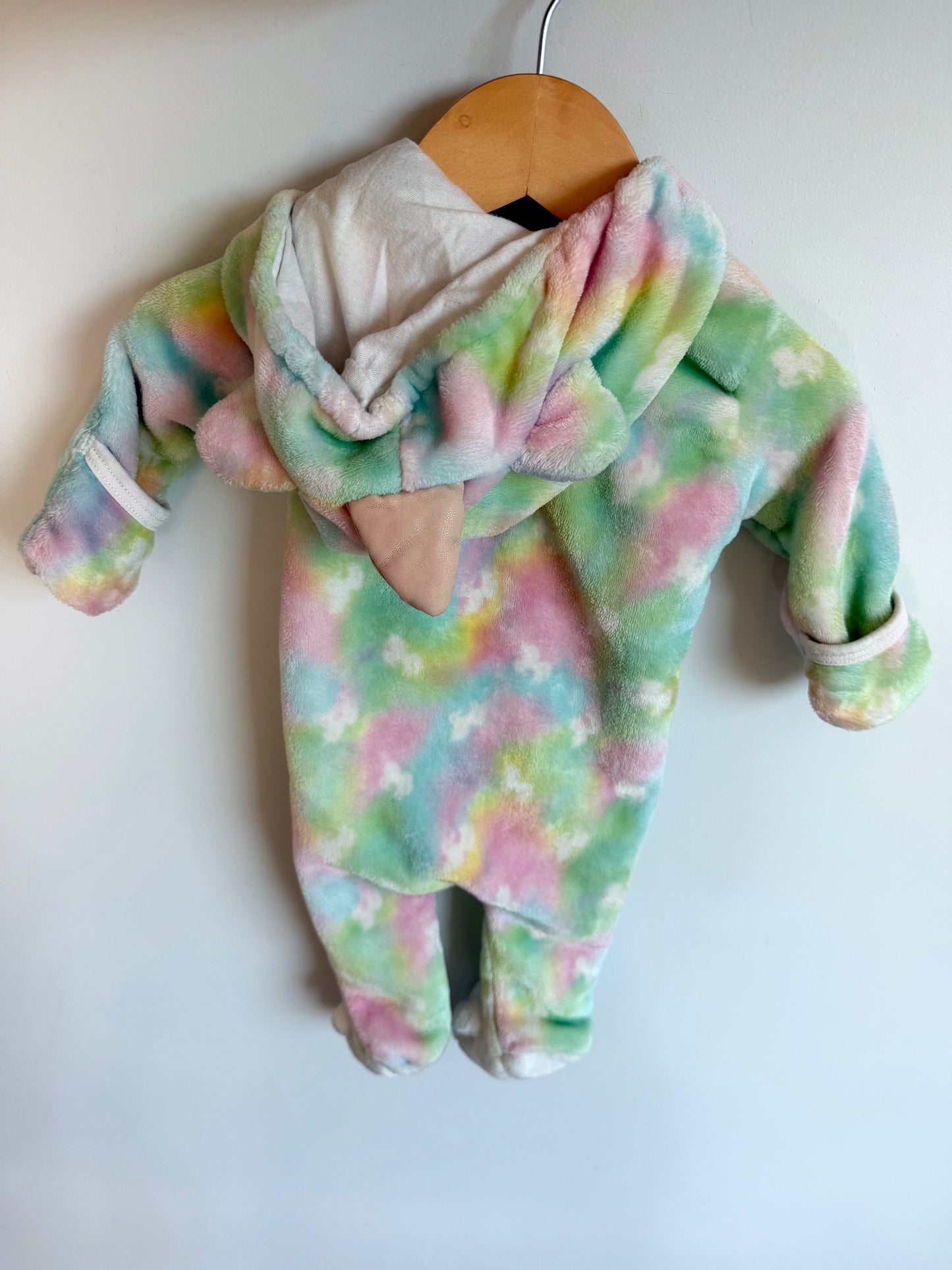 Unicorn Bunting Suit / 0-3m