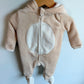 Bear Footed Bunting Suit / 0-3m