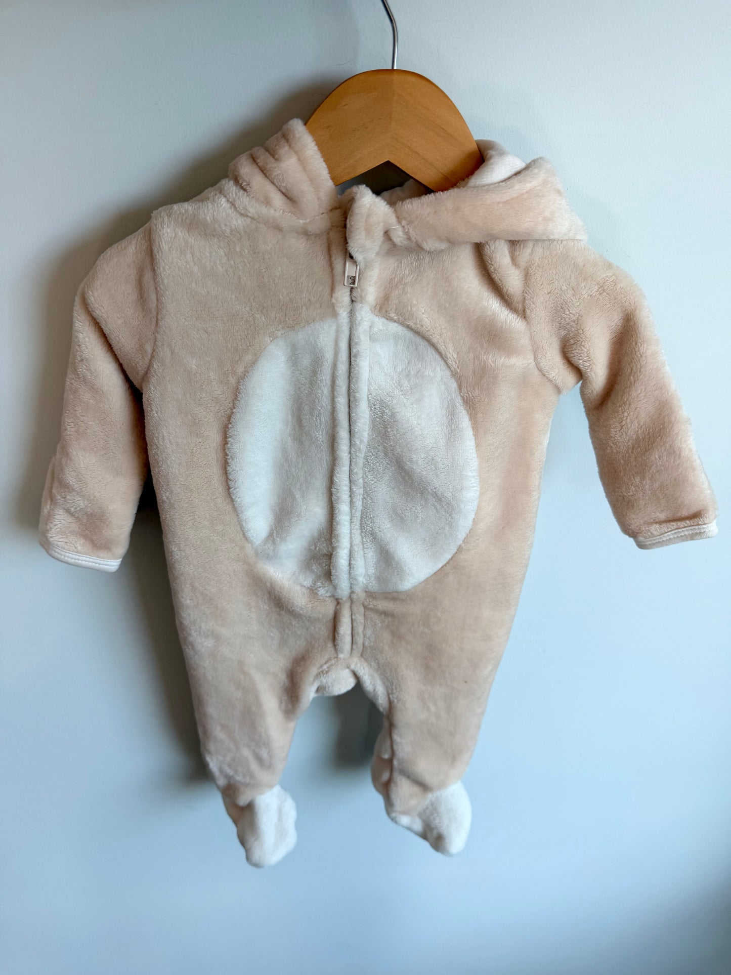 Bear Footed Bunting Suit / 0-3m