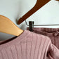 Pink Ribbed Ruffle Sleeve Top + Pants Set / 3-4T