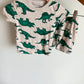 Green Dino PJ T-shirt + Shorts Set / 12-18m