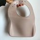 LouLou Beige Silicone Bib