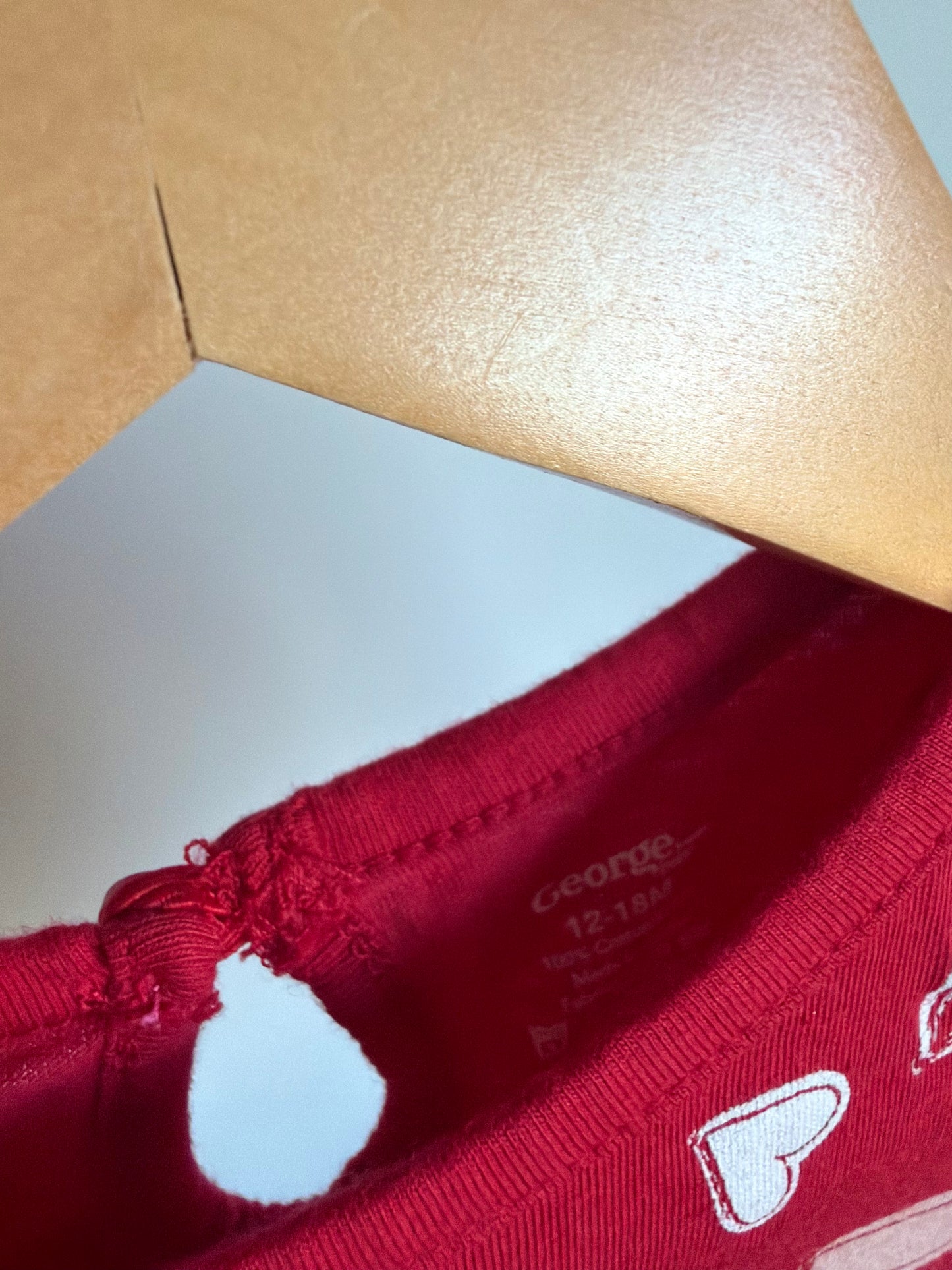 Heart Red Dress / 12-18m