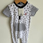 DKNY Letters Jumpsuit / 6-9m