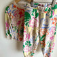 Gap Bright Floral Crewneck + Joggers Set / 4T